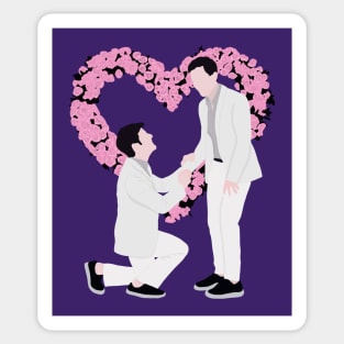 Jamie and Paul - Getting Married Today Sticker